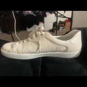Gucci | Shoes | Gucci Ace Gg Embossed Sneaker Authentic Worn  display picture 2